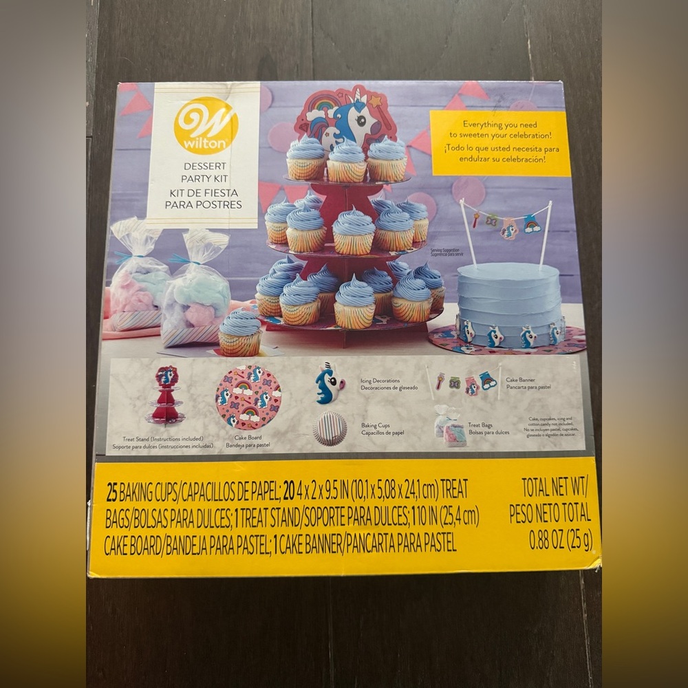 🦄 🧁 🧁 NWT Wilton Unicorn Dessert Party Kit 🎁